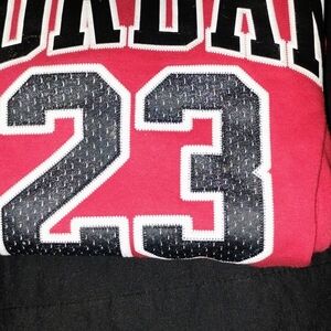 Jordan Kids Red and Black 23 Sweatshirt Hoodie